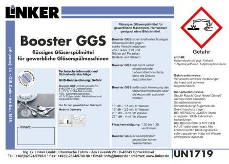 Booster GGS- Gläserreiniger